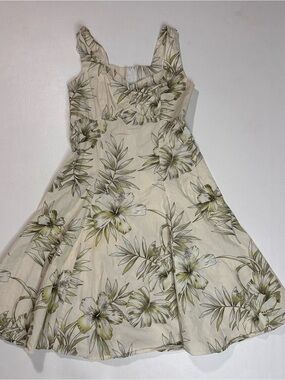 Vintage Pacific legend apparel tropical floral dress